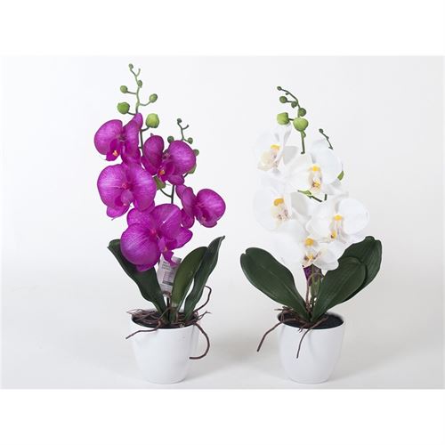 ORQUIDEA VASO ARTIFICIAL 17.00 X 10.50 X 43.00 CM