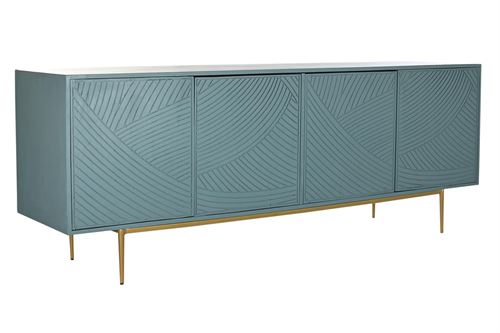 BUFFET MANGO METAL 200X50X76 TURQUESA