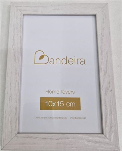111830440 MOLDURA 10X15CM BRANCO LAVADO