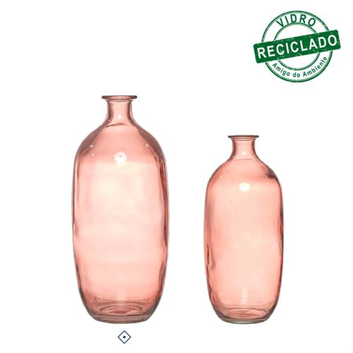 36371 JARRA NAPOLES VIDRO 38X16CM