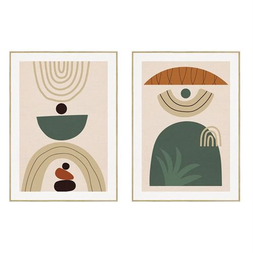 806018 QUADRO ALGODAO IMPRESSO 2 MOD MDF 51X2,5X71CM