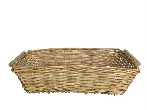 091693 CESTO VERGA RECTANGULAR NATURAL 57X44X15CM