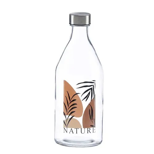82261 GARRAFA VDR NATURE 1LT TAMPA AÇO