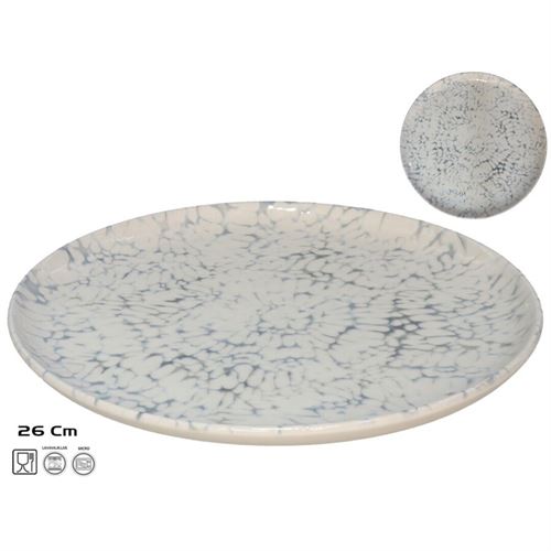 358727 PLATO RASO  26 CM TIE DYE