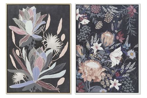 CU-186961 QUADRO PS 53X4,3X73 FLORES MOLDURADO 2 MOD