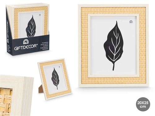 60945 MOLDURA COR NATURAL CORDA 20X25CM