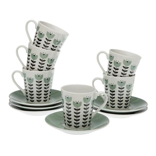 22420012 CHAVENA CHA CERAMICA ERNA SET6