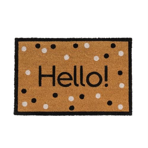 805338 CAPACHO DOTS FIBRA DE COCO 60 X 40 X 1,50 CM