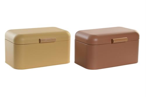 PC-202427 PORTA PÃO METAL BAMBU 30,5X20,7X15 2 MOD
