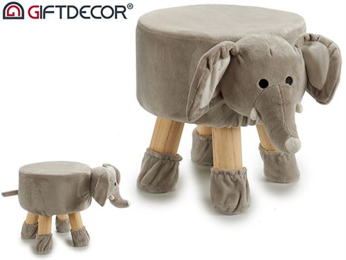 PUFF ELEFANTE 40X29X27CM