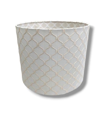 20927789 ABATJOUR 30X25 CREME COSMOS TELA
