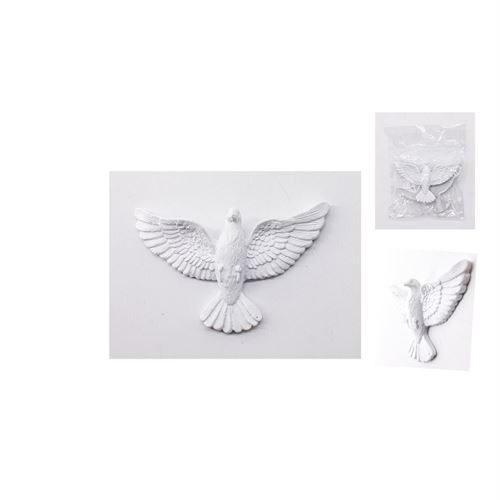 AR-72675 POMBA RESINA BRANCA 10x6cm