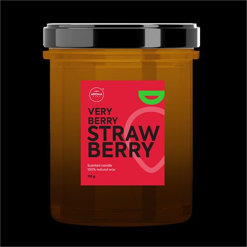 AROMA HOME MODERN FRUITS CANDLE 230GR STRAWBERRY
