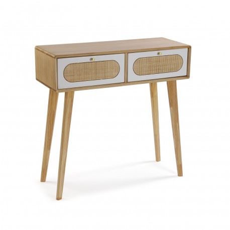 22100024 CONSOLA 2 GAVETAS VEGA 80,5X30X78CM