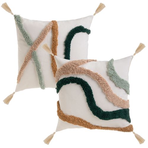 803866 ALMOFADA 45X45CM 80%POLIESTER 20%ALG