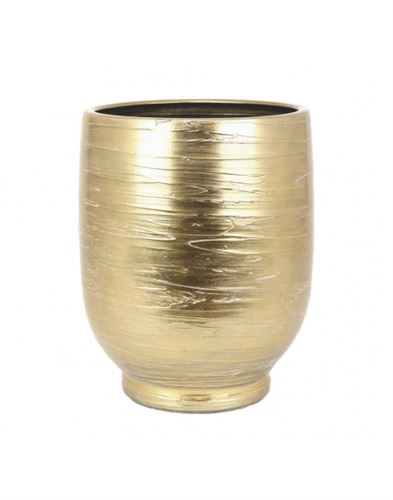 VASO DAVOS DOURADO 35X42CM