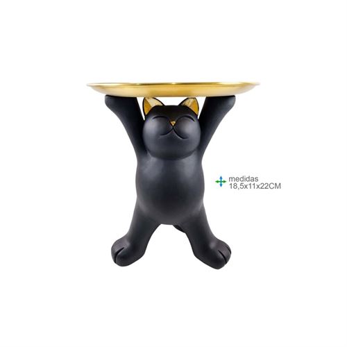 GR-77011 GATO RESINA 18,5x11x22cm