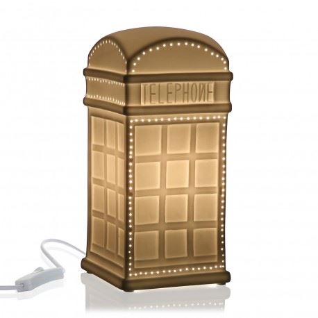 CANDEEIRO CABINE TELEFONE 11X11X24CM