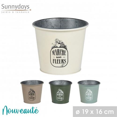 14020 VASO METAL 19X16CM