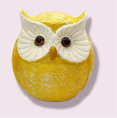 10421566 MOCHO RESINA AMARELO 15X16X14CM