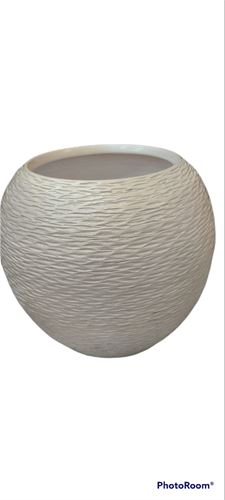 I99 VASO BOLA CERAMICA PEROLA 40CM