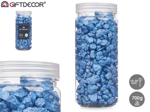 92522 PEDRAS DECORATIVAS 700GR AZUIS 20MM