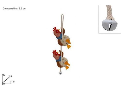 225944 DECORAÇAO PENDURAR GALINHA 35CM