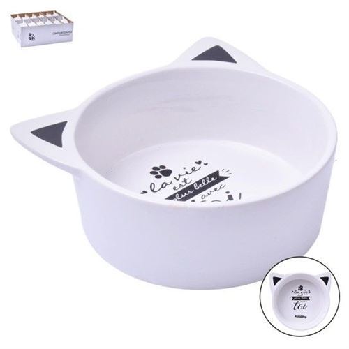 373719 COMEDOURO CERAMICA 12X5CM SKPA-837-371