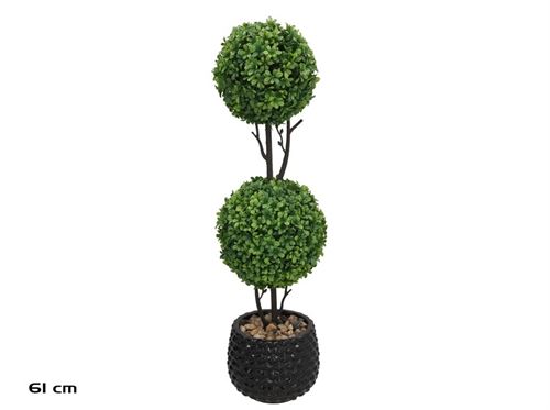 583617 VASO BOLA BUXO 61CM