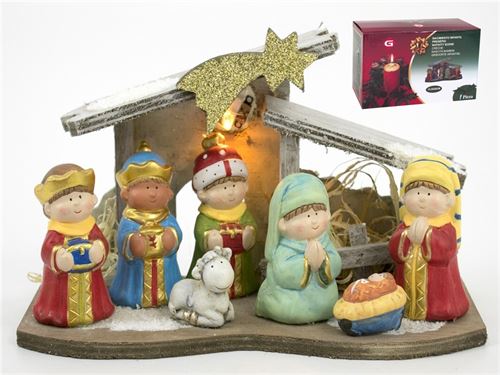 7715 PRESEPIO 1LED 15,5X26CM