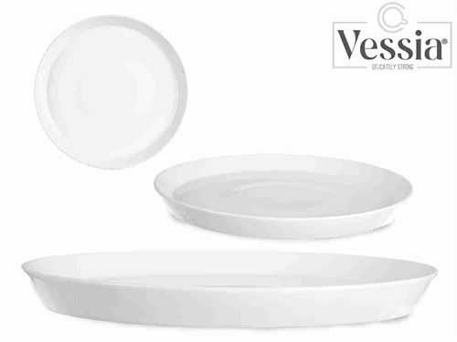 90440 PRATO PORCELANA BRANCA REDONDO 26CM