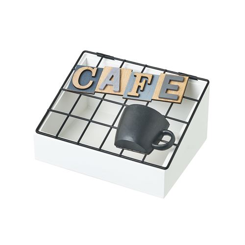 802834 CAIXA CAFÉ MDF-MTL 17X13X10