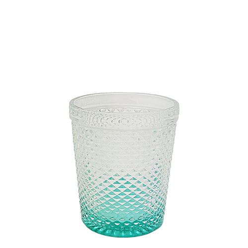 23800 COPOS BICOLOR TURQUESA 310ML X6