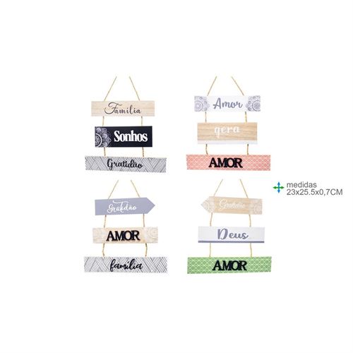 BD-76804 PLACA PAREDE MDF 23x25.5x0,7cm
