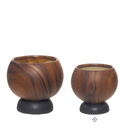 28588 JARRA CERAMICA WALNUT C 16,50 L 16,50 A 16,00