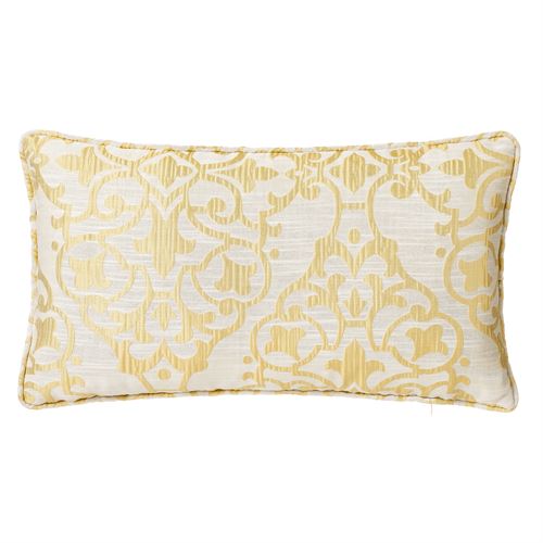 803214 ALMOFADA DE JACQUARD TINTO ESTELA OCHER 50 X 30 CM