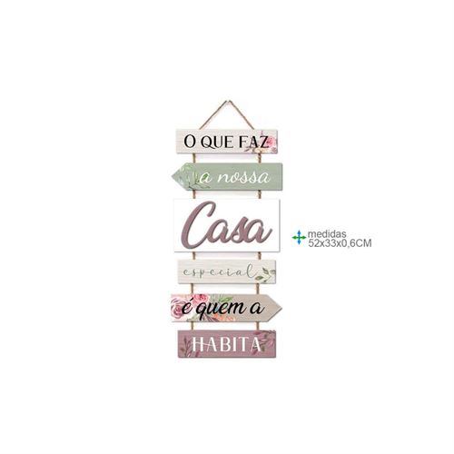 BD-74280 PLACA PAREDE MDF 52X33X0,6