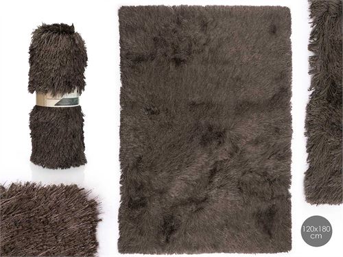92350 TAPETE 120X180CM CASTANHO ESCURO