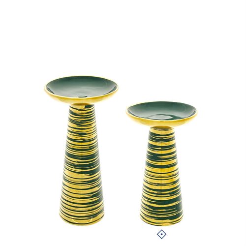 28600 CERÂMICA DECORATIVA - CASTIÇAL C 13,00 L 13,00 A 20,00