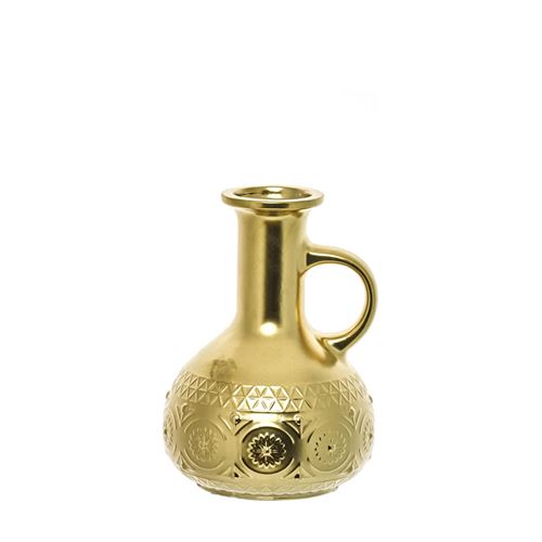 ÂNFORA CERÂMICA  ASTECA GOLD 18,5X26