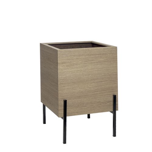 45210 VASO CUBO OAK 40X40X40 CM