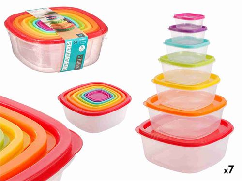 12857 CAIXA PLASTICA CJ.7 100,180,350,700,1250,2100,3500ML