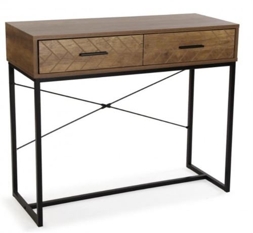 21810085 APARADOR C/ 2 GAVETAS MDF/MTL 80X30X75CM