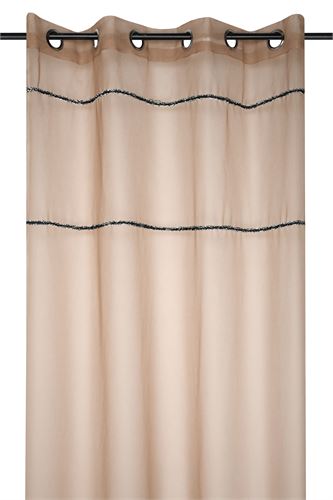 CORTINADO VOILE 140X260CM CAMEL 100%POLIESTER