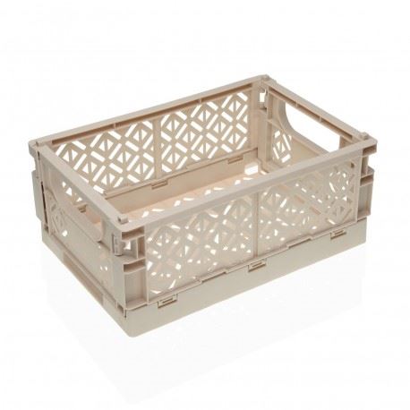 21890168 CAIXA DESMONTAVEL CREME 23,5X35X14,5