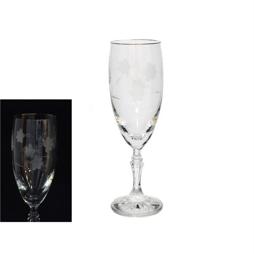 417097 COPO CONJ.6 CAVA FILO ORO