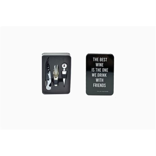 P094789357 SET VINHO (S/3PCS) 10X14X3,5CM