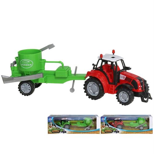 122366 BRINQUEDO TRATOR DE FAZENDA 40X10X14CM