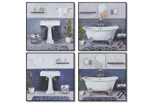 CU-193258 QUADRO PS TECIDO TELA 60X2,6X60CM