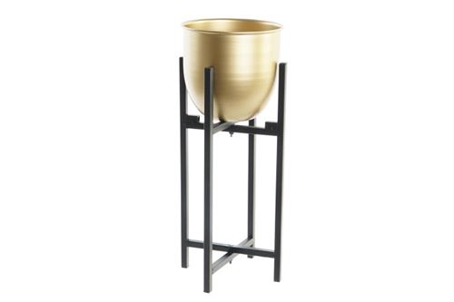 MC-203492 FLOREIRA METAL DOURADO 16X16X38CM